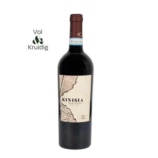Kinisia Rosso Riserva DOC Sicilia rode wijn uit Sicilië, Italië
