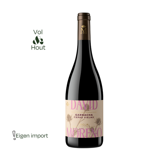 Heerlijke fles Garnacha van David Moreno uit de Rioja. Exclusief geimporteerd door WijnGezin