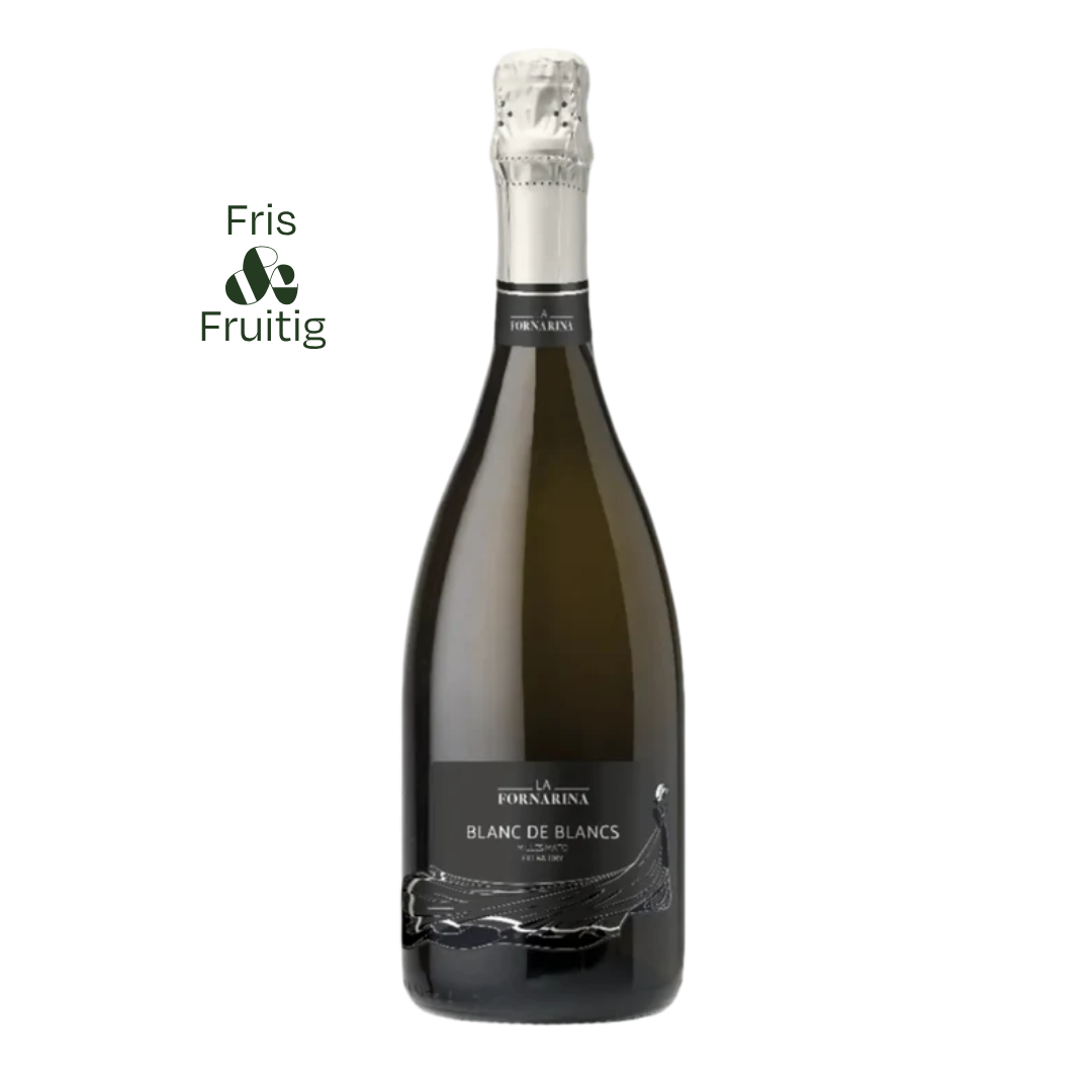 La Fornarina Blanc de Blanc mousserende wijn uit Veneto, Italië,